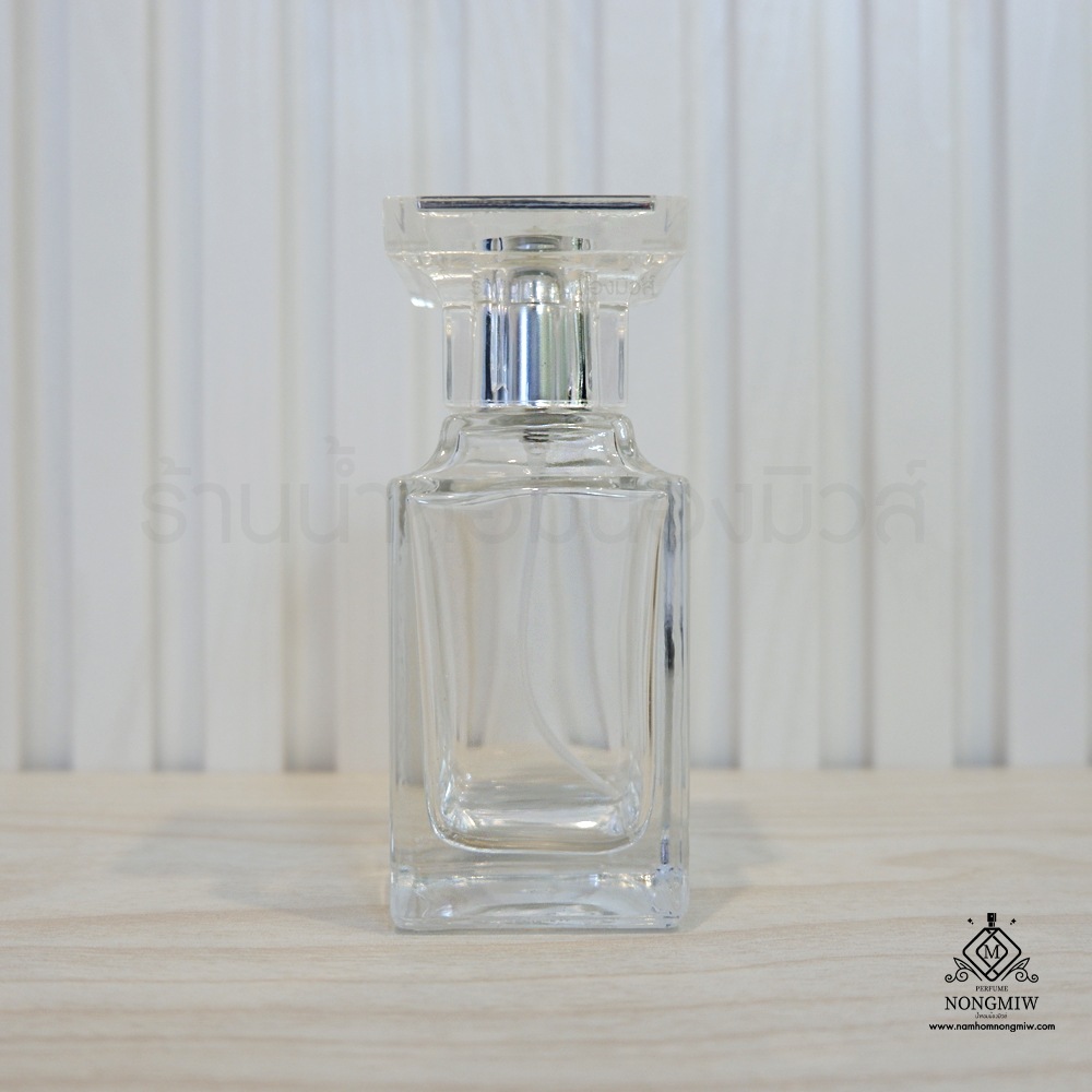 ขวดทอมฟอร์ดใส ฝาเงิน 50ML. (1ใบ)