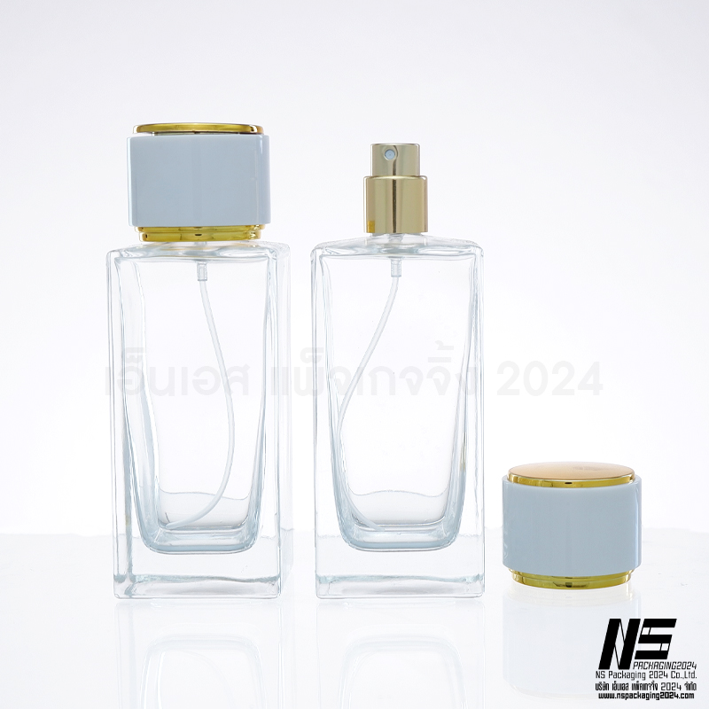 ขวดเมร่อน ฝาขาว 100ML. (1ใบ)
