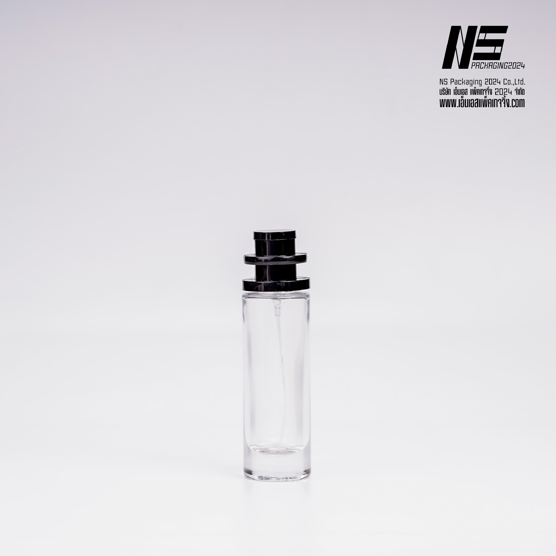 ขวดยูเอฟโออีใส ฝาดำ 30ML. (1ใบ)