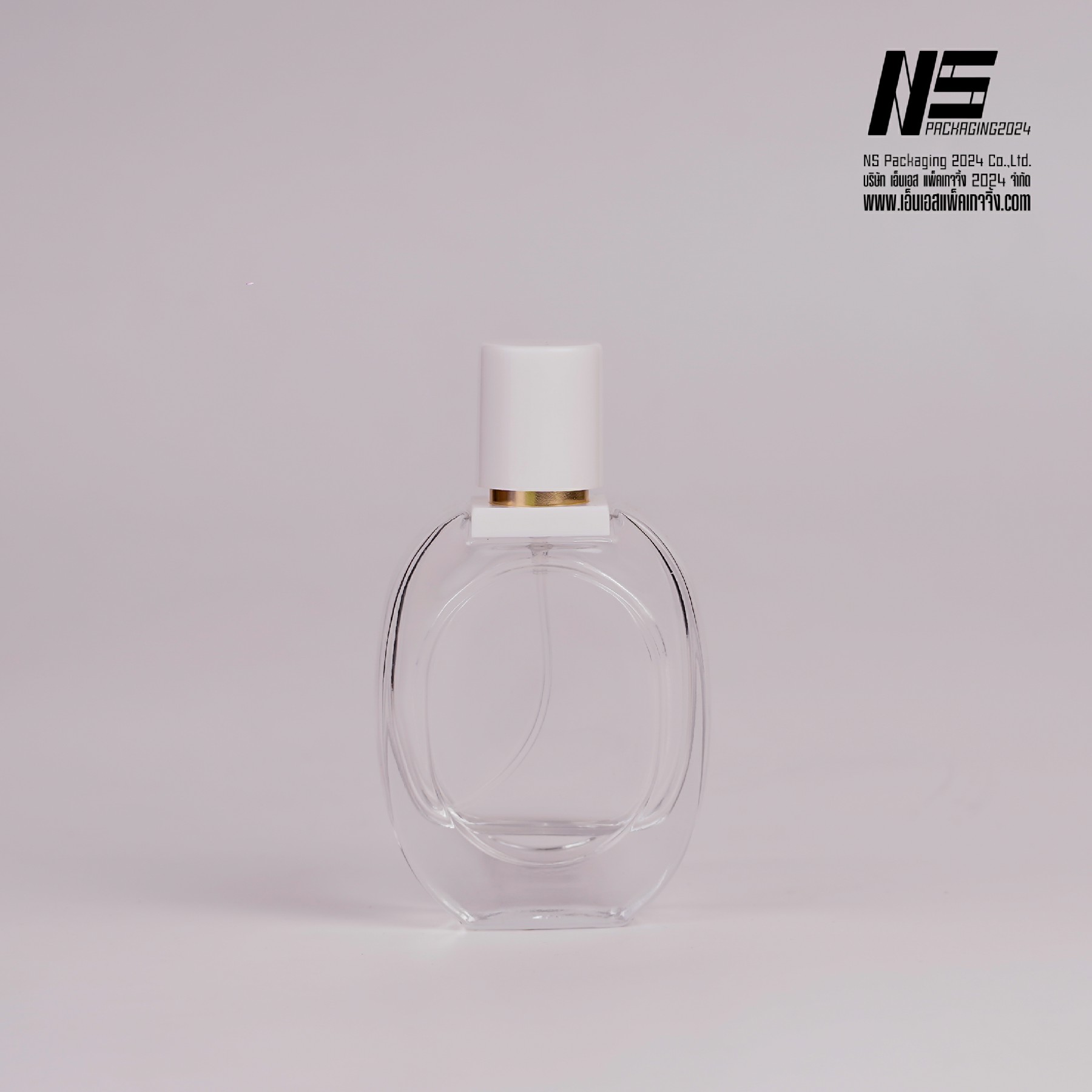 ขวดดิฟทิค 30ml ขวดใส ฝาสีขาว (120ใบ)