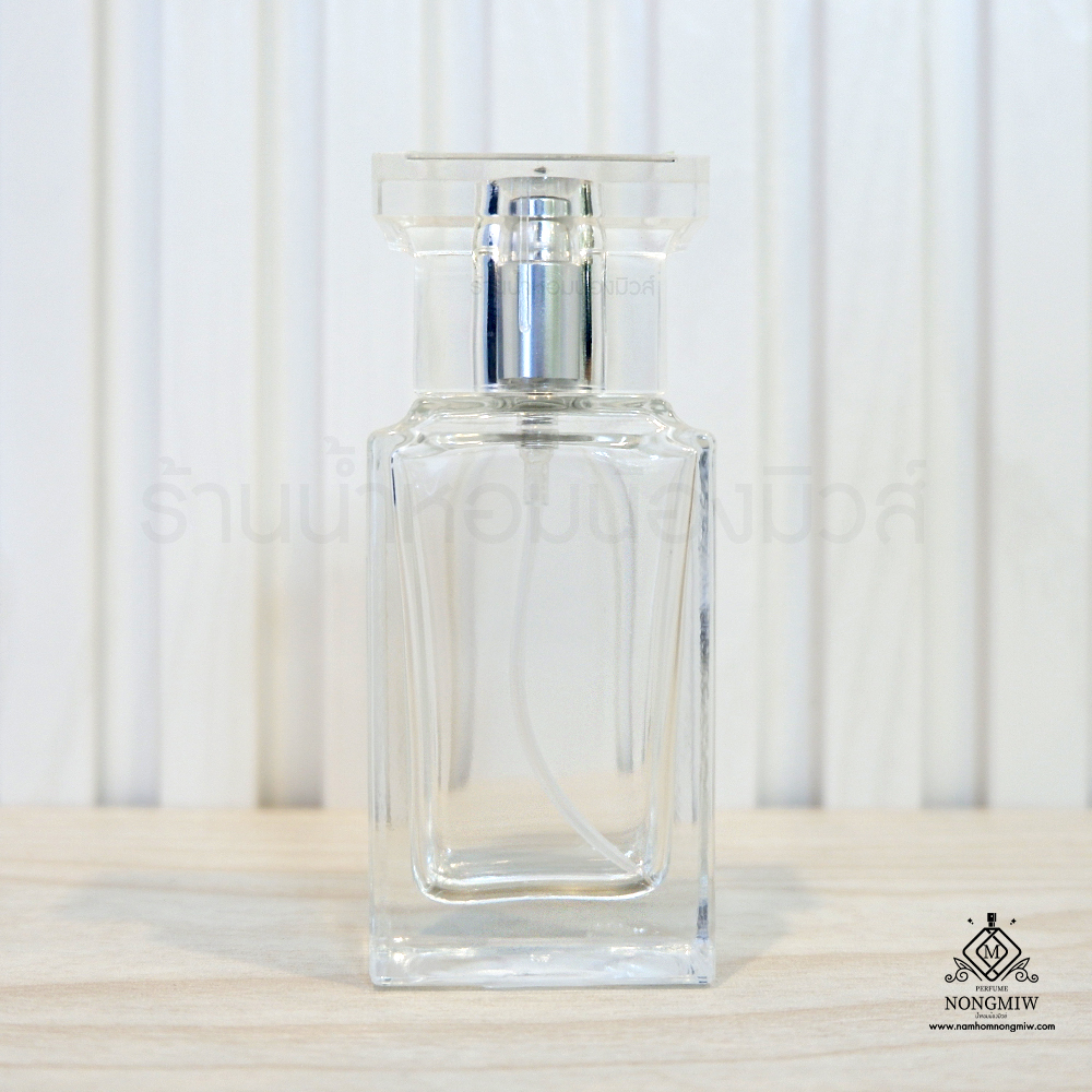ขวดทอมฟอร์ดใส ฝาเงิน 30ML. (1ใบ)