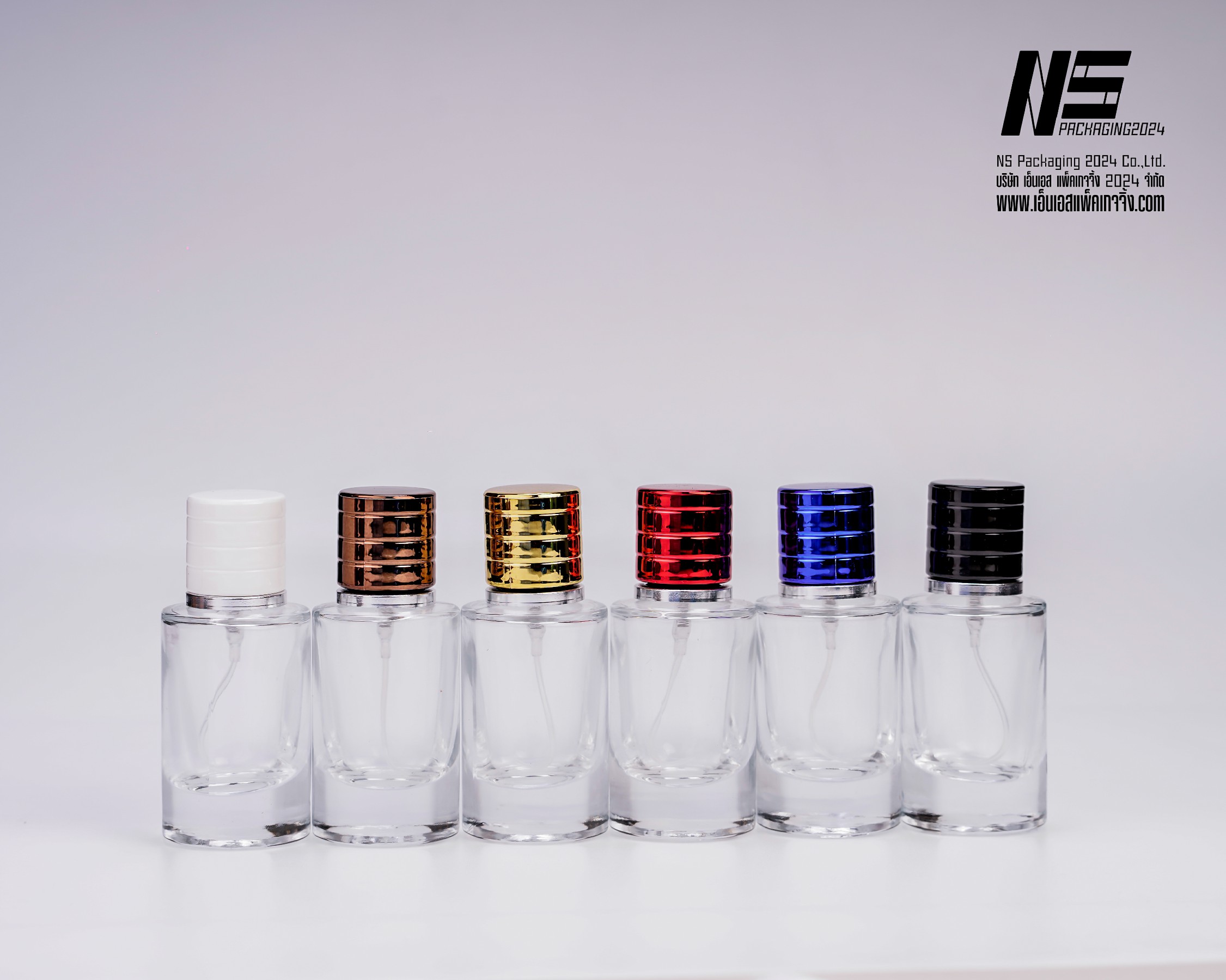 ขวดซูวาสใส ฝาคละสี 30ML. (1ใบ)