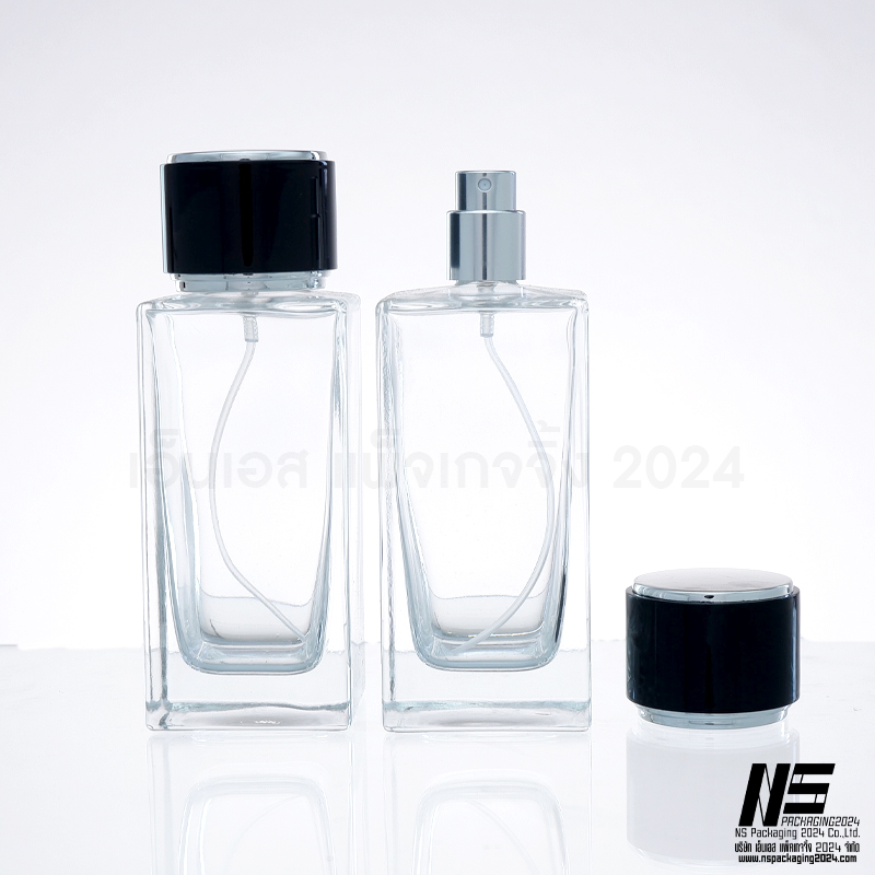 ขวดเมร่อน ฝาดำ 100ML. (1ใบ)