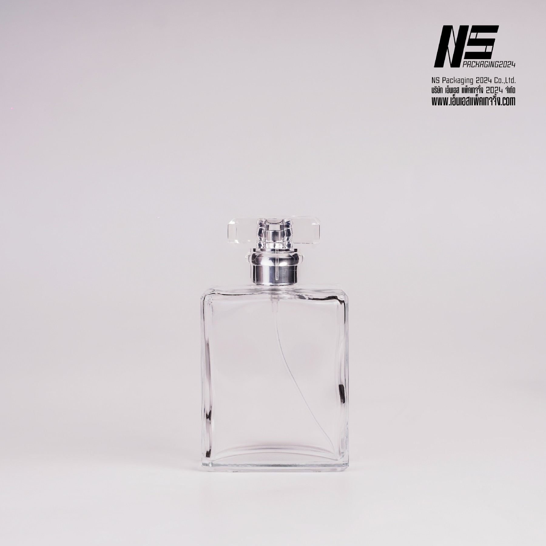 ขวดโคโค่ใส ฝาเงิน 100ML. (1ใบ)