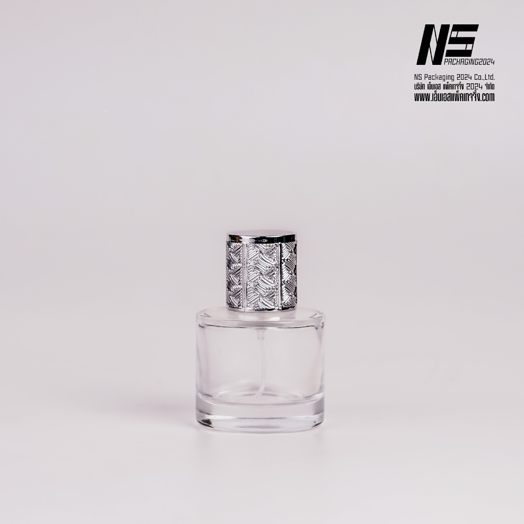 ขวดโทนี่กลม ฝาเงิน 30ML. (1ใบ)