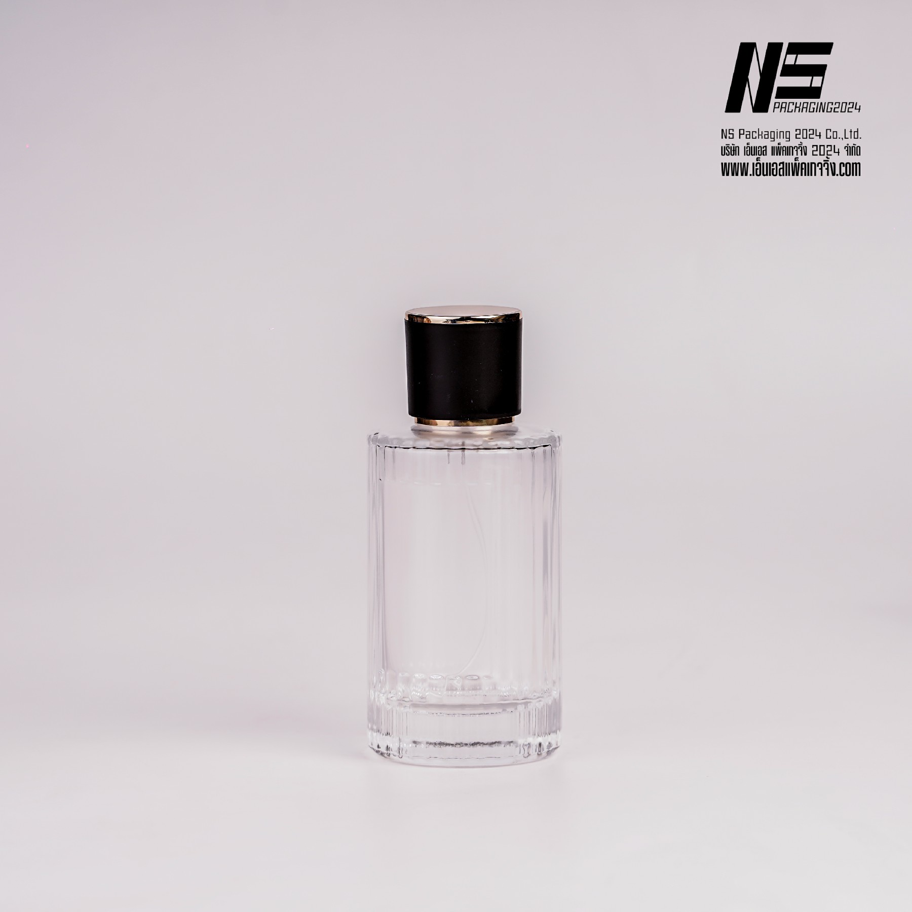 ขวดโคลเอ้ใส ฝาดำ 100ML. (1ใบ)