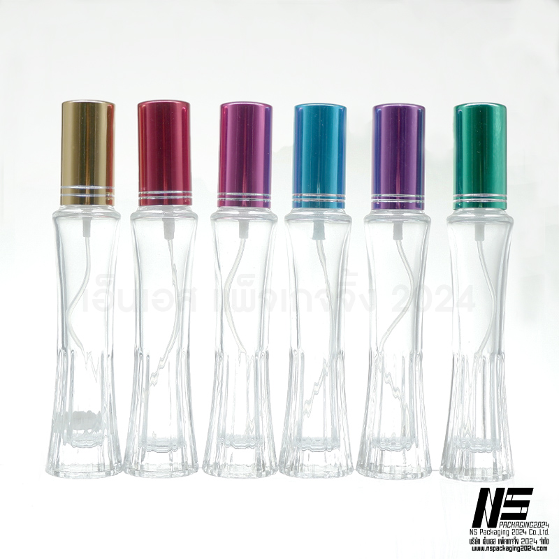 F113 ขวดกระโปรงใส 30 ml ฝามีเนียม(คลิกที่รูปเพื่อดูราคาส่ง)