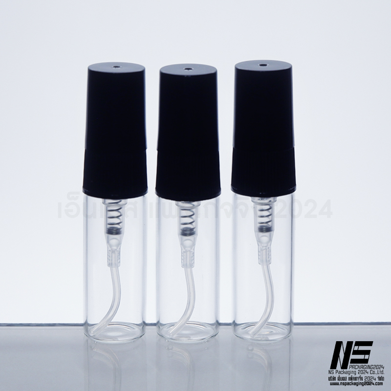 ปากกาใส3mlฝาดำ (แพ็คโหล)(A7)