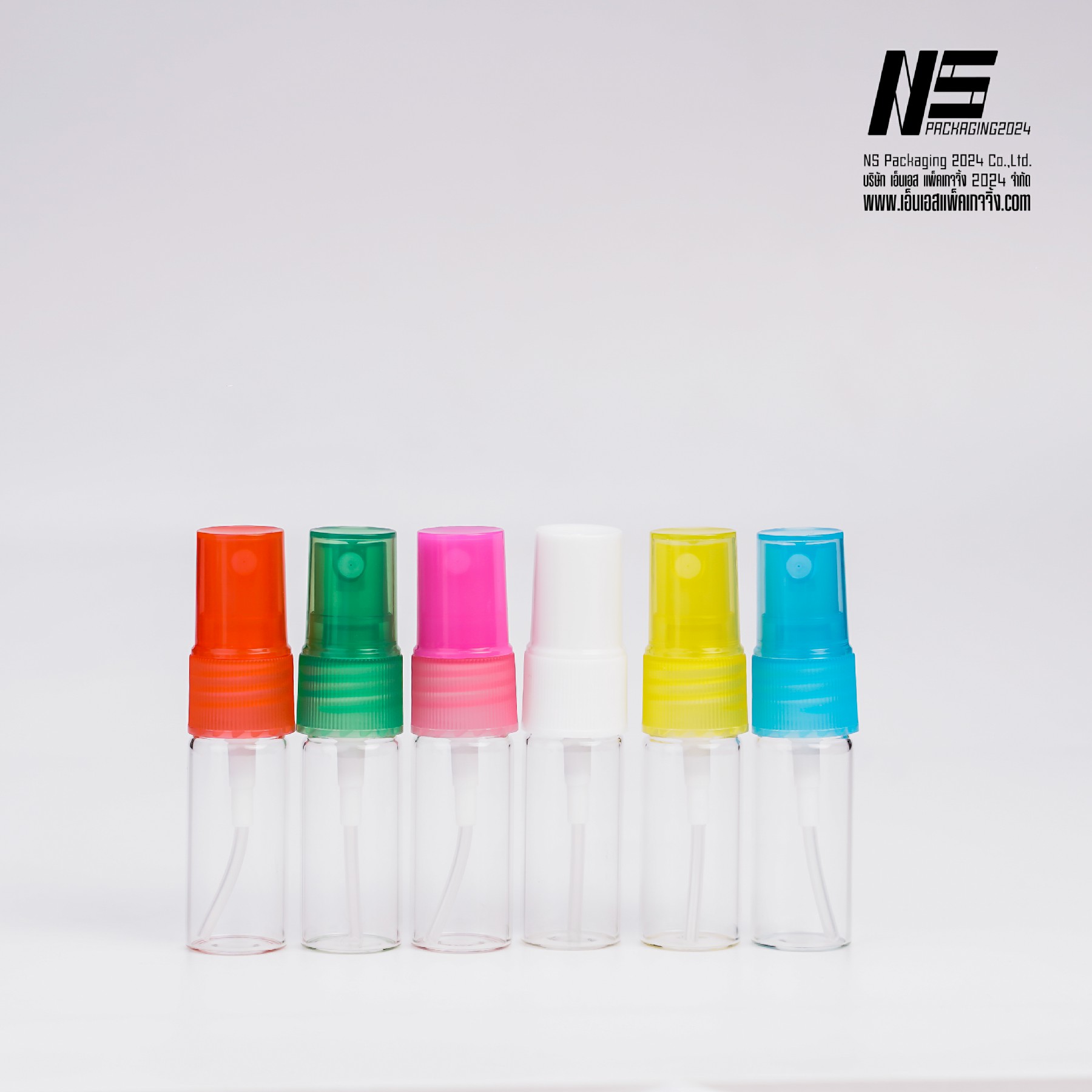 S01 สเปรย์แก้ว 10 ซีซี (ฝาสี) (คลิกที่รูปเพื่อดูราคาส่ง)