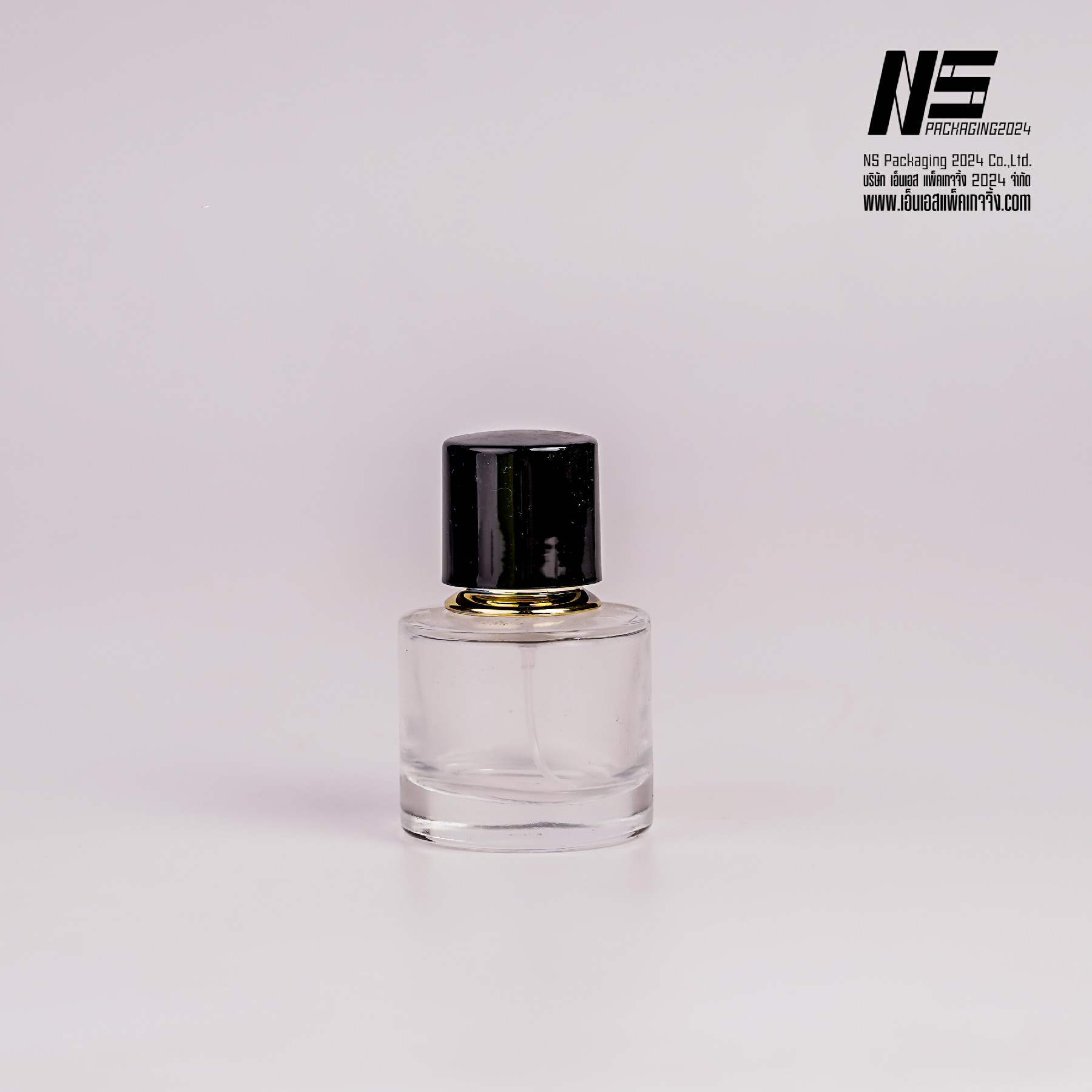 ขวดคูเออร์กลม ฝาดำ 30ML. (1ใบ)