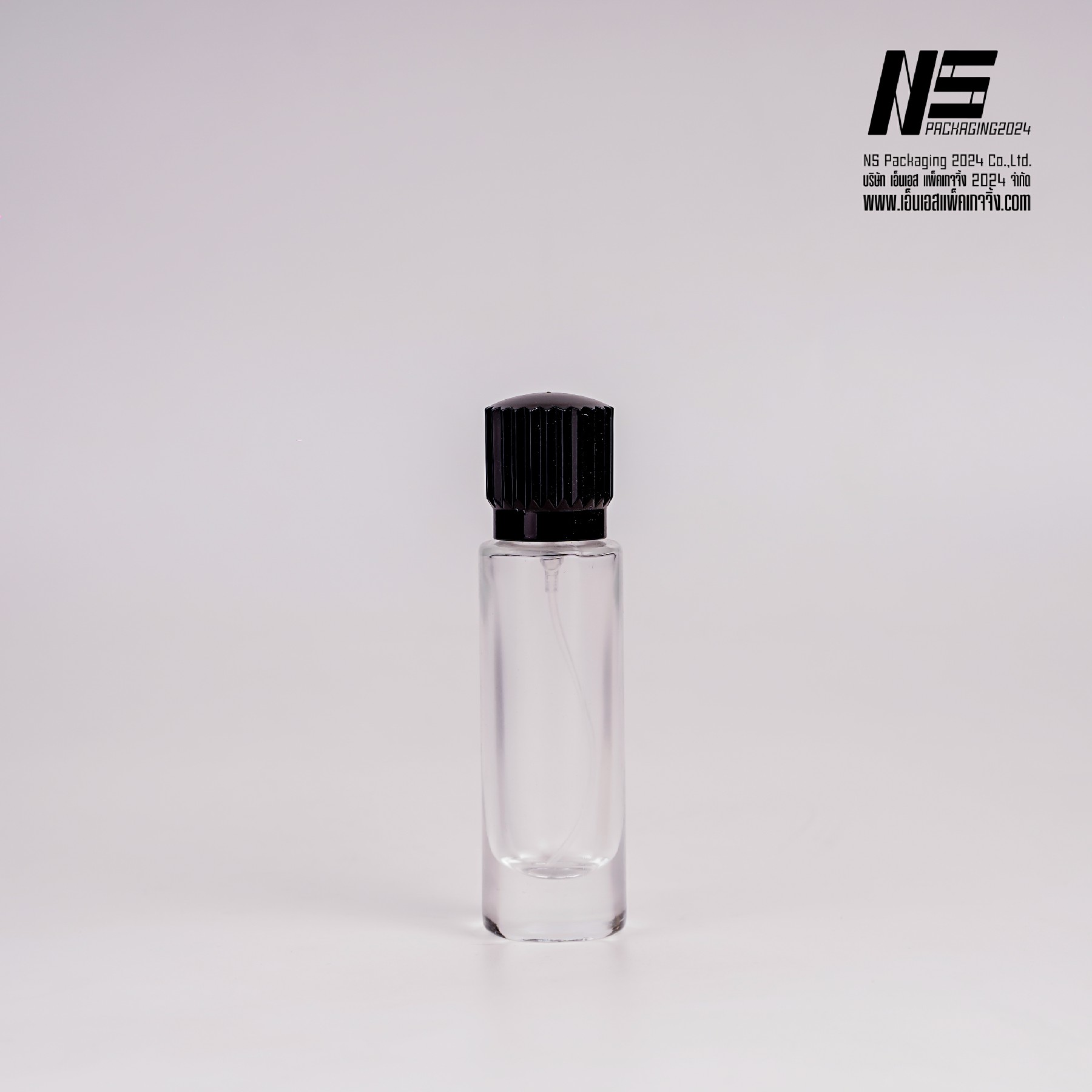 ขวดปาริณ ฝาดำ 30ML. (120ใบ)
