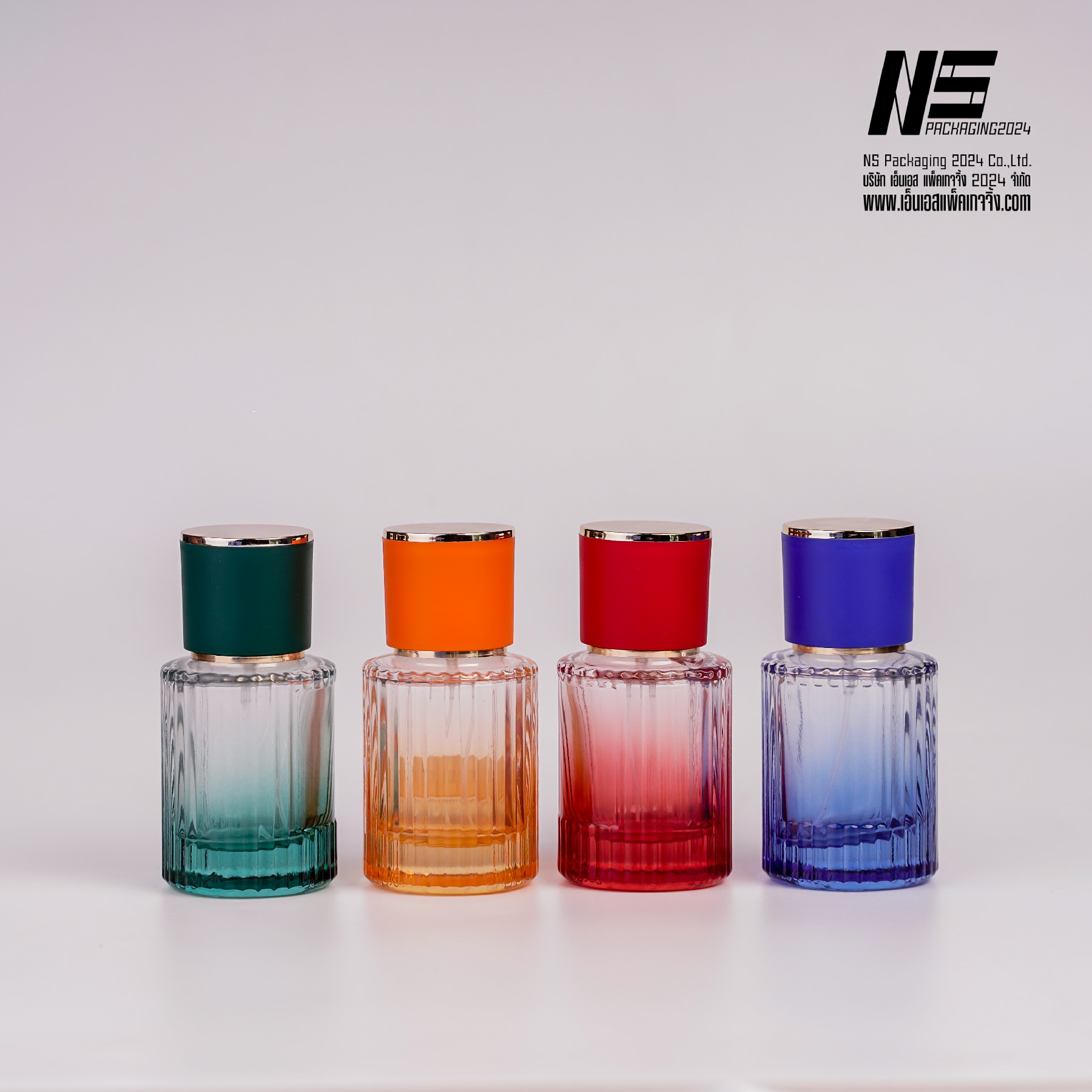 ขวดโคลเอ้ ขวดสี 4 สี ฝาสี 4 สี 30ML. (1ใบ)