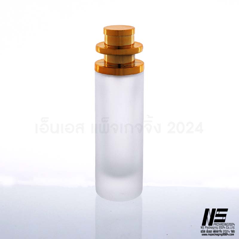 ขวดUFOขุ่น ฝาทอง 30ML. (1ใบ)