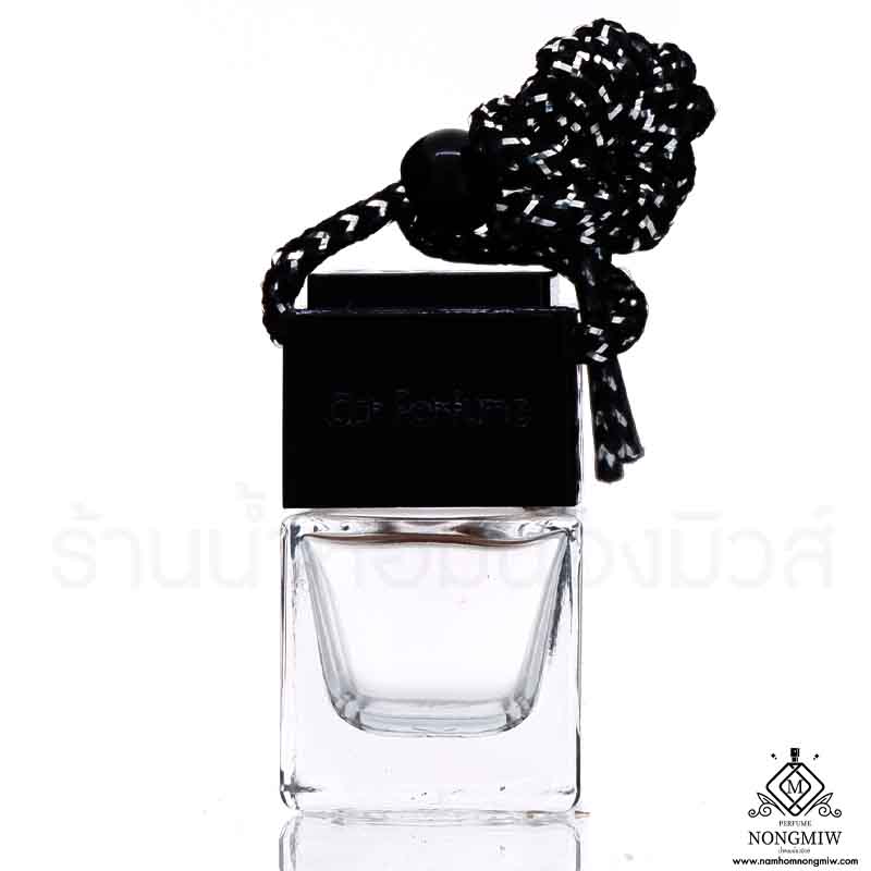 ขวดCar perfumeสายดำ ฝาดำ 7ML. (1ใบ)