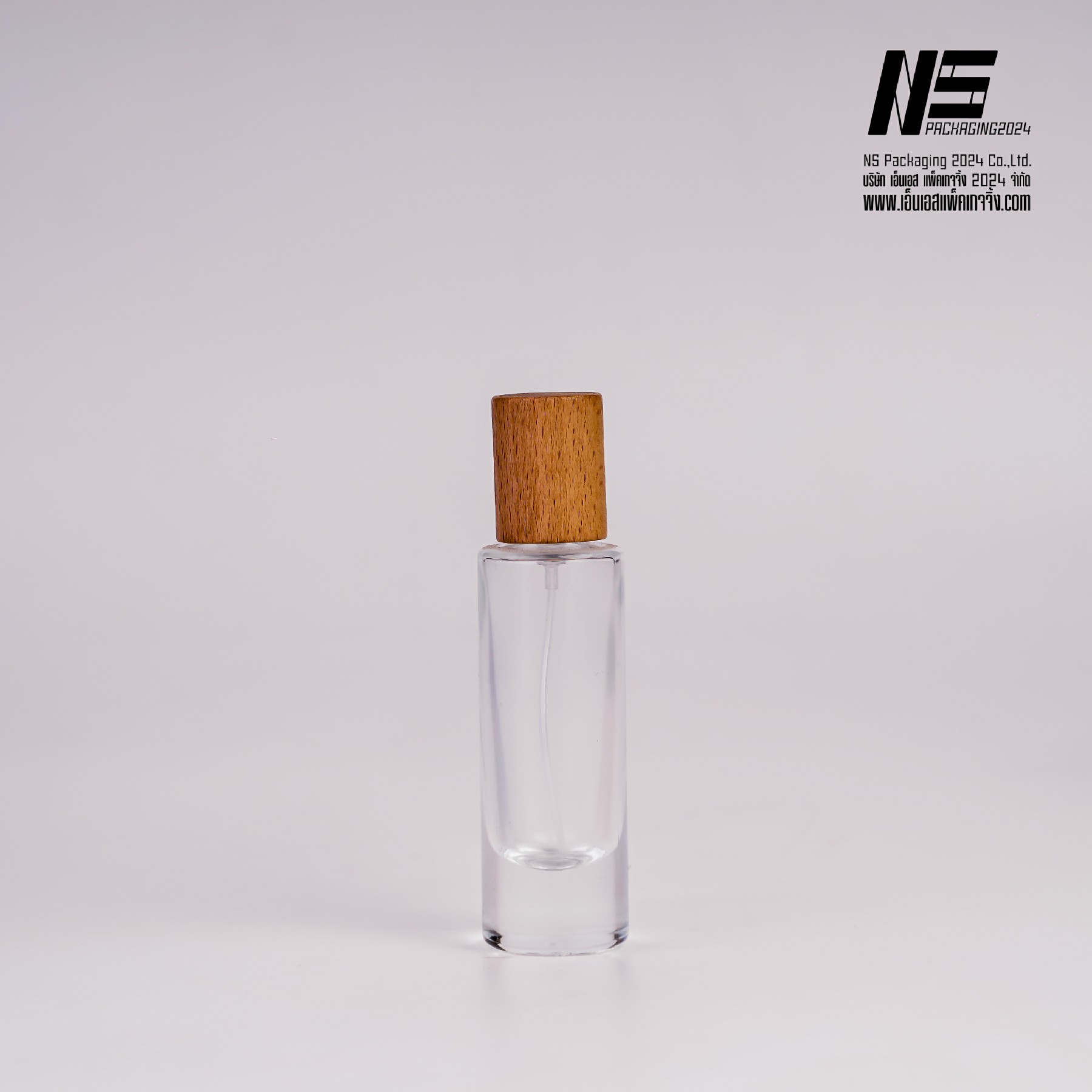 ขวดปินปิน ฝาไม้ธรรมชาติ 30ML. (1ใบ)