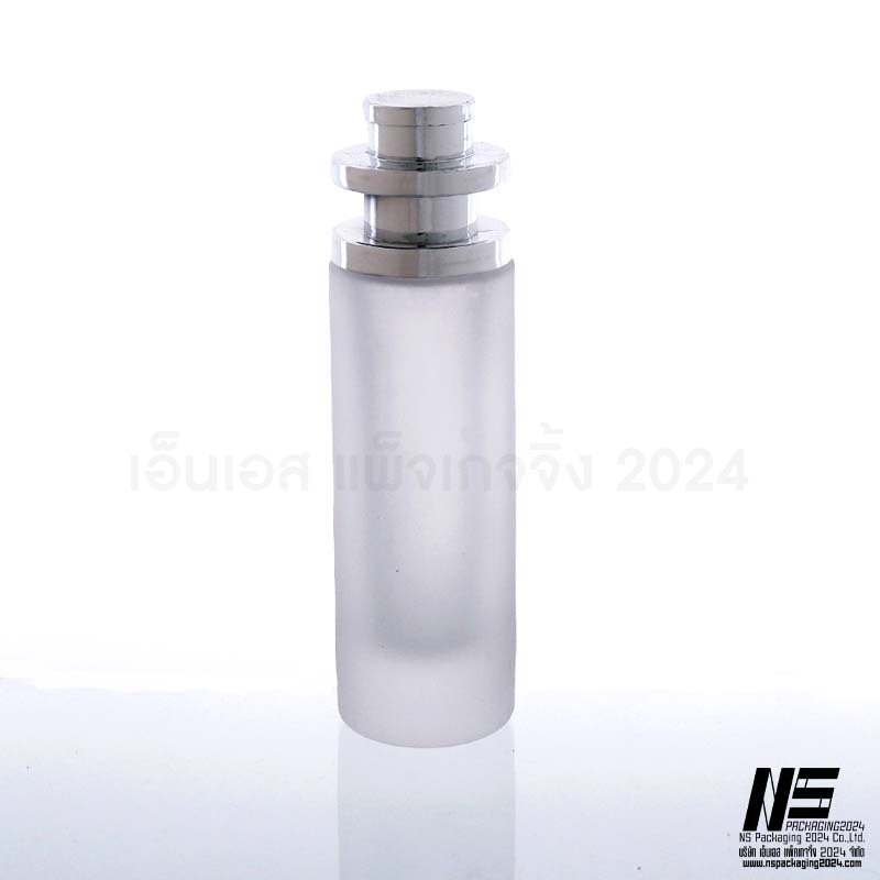 ขวดUFOขุ่น ฝาเงิน 30ML. (1ใบ)