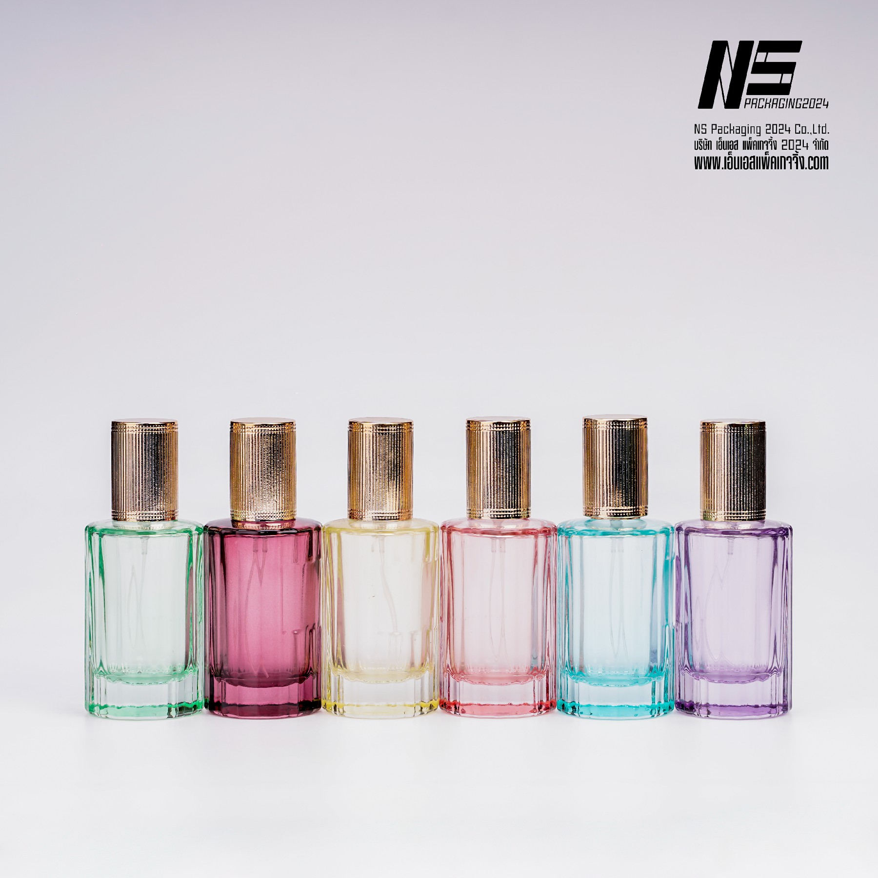 ขวดโคลเอ้คละสี ฝาทอง 30ML. (1ใบ)