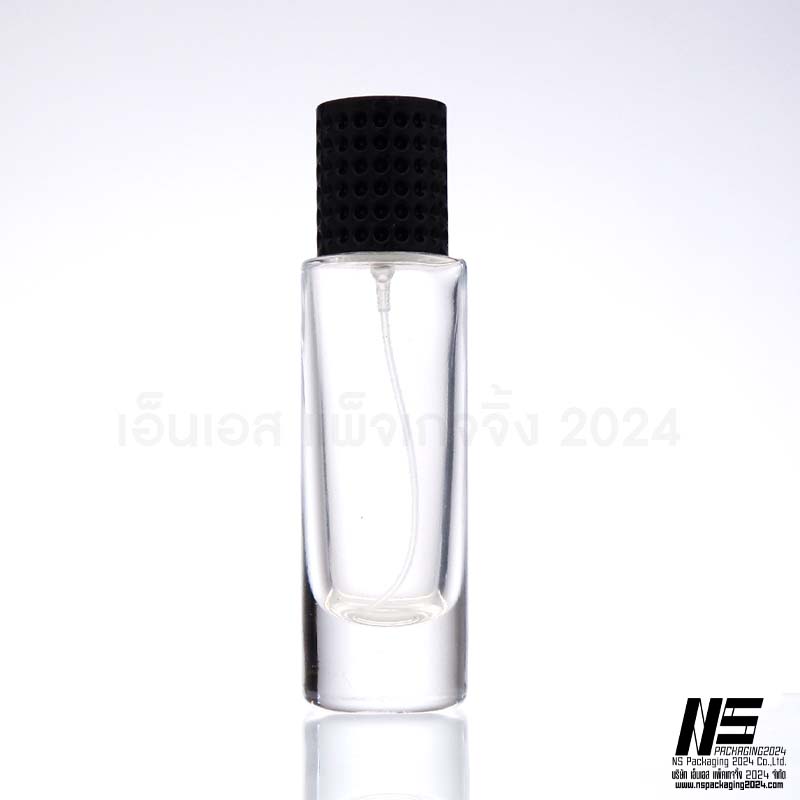 ขวดกลม ฝาประกายดำ 30ML. (1ใบ)